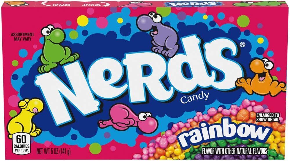 Nerds Rainbow Candy Box 5oz 141g American Candy
